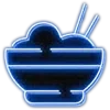 🍜 Эмодзи «Blueblack» для Telegram