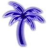 🌴 Эмодзи «Blueblack» для Telegram