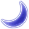 🌒 Эмодзи «Blueblack» для Telegram