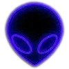 👽 Эмодзи «Blueblack» для Telegram