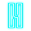🔠 Эмодзи «голубой неон» для Telegram