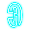 🔠 Эмодзи «голубой неон» для Telegram