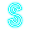🔠 Эмодзи «голубой неон» для Telegram