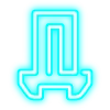 🔠 Эмодзи «голубой неон» для Telegram
