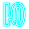 🔠 Эмодзи «голубой неон» для Telegram