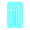🔠 Эмодзи «голубой неон» для Telegram