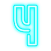 🔠 Эмодзи «голубой неон» для Telegram