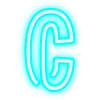 🔠 Эмодзи «голубой неон» для Telegram