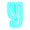 🔠 Эмодзи «голубой неон» для Telegram