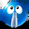 👏 Эмодзи «blue face» для Telegram
