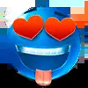 😍 Эмодзи «blue face» для Telegram