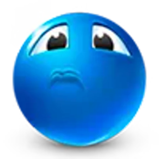 🧐 Эмодзи «blue face» для Telegram