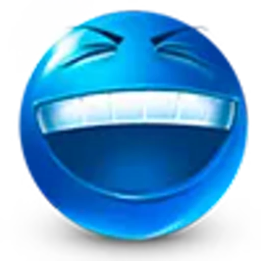 🤣 Эмодзи «blue face» для Telegram