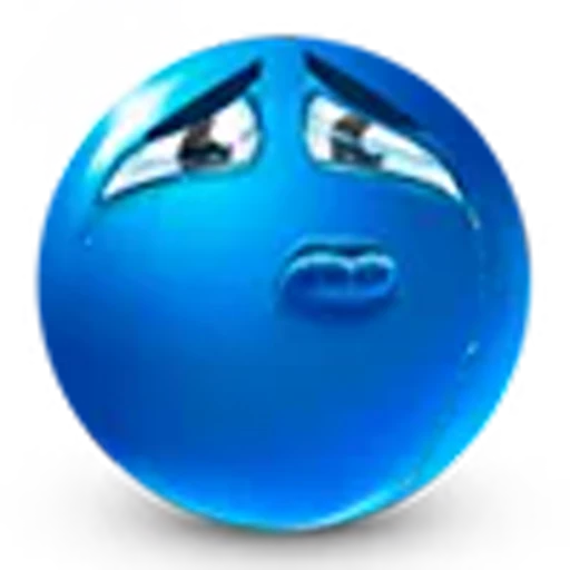 🥹 Эмодзи «blue face» для Telegram