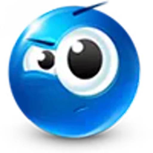 🧐 Эмодзи «blue face» для Telegram
