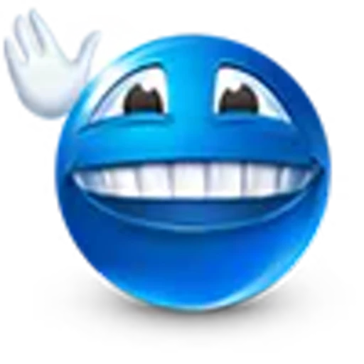👋 Эмодзи «blue face» для Telegram