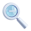 🔍 Эмодзи «3D blue-white icons» для Telegram