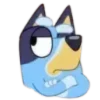 😒 Эмодзи «Bluey» для Telegram