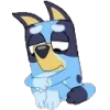 😞 Эмодзи «Bluey» для Telegram