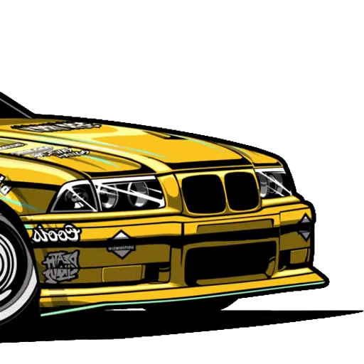 🚖 Стикер «BMW» для Telegram