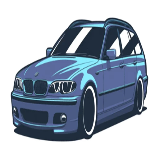 🚙 Стикер «BMW» для Telegram