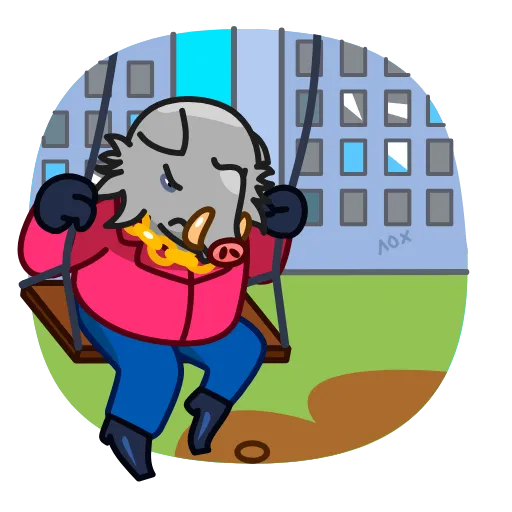 😒 Стикер «Kabanchik» для Telegram