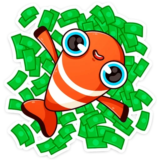 💰 Стикер «Бобби Баббл» для Telegram