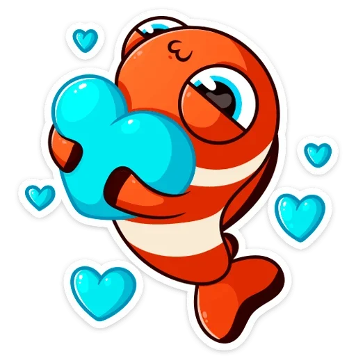 ❤️ Стикер «Бобби Баббл» для Telegram