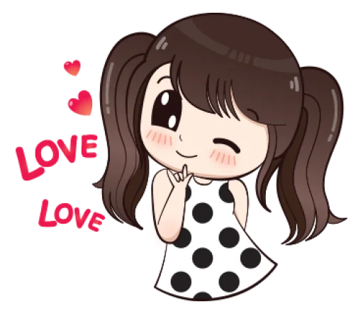 Стикерпак Boobib love love для Telegram — скачать