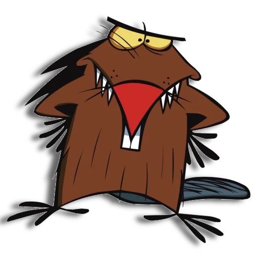 😈 Стикер «Бобры» для Telegram
