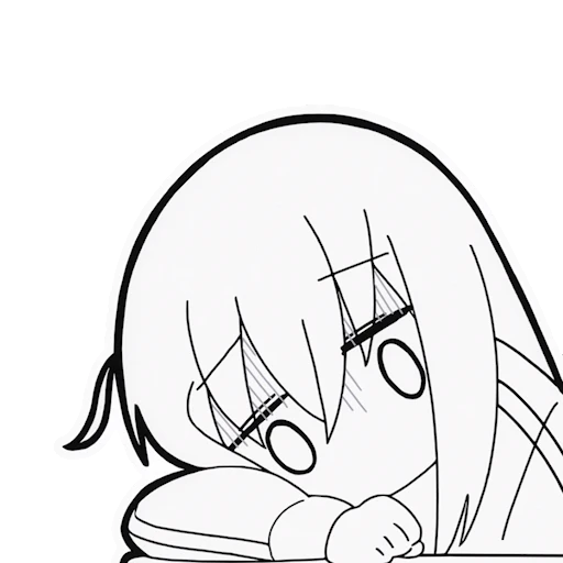 😒 Стикер «Bocchi the Rock! Part 1» для Telegram