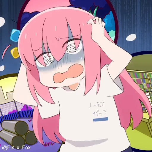 😵‍💫 Стикер «Bocchi the Rock! Part 3» для Telegram