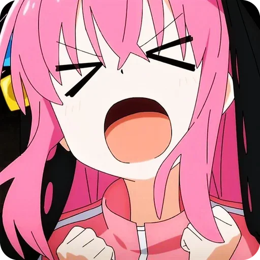 😫 Стикер «Bocchi The Rock» для Telegram