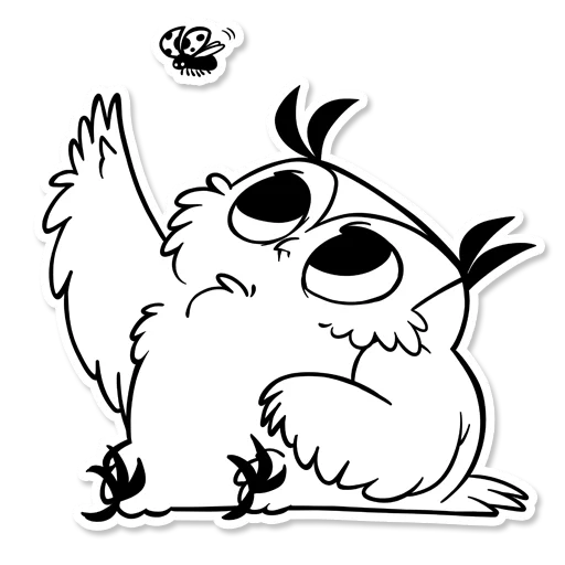 🐞 Стикер «Boggart Owl» для Telegram