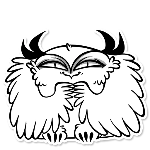 😈 Стикер «Boggart Owl» для Telegram