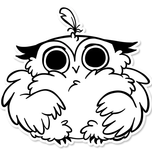 😳 Стикер «Boggart Owl» для Telegram