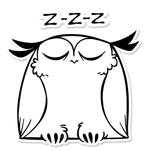 😴 Стикер «Boggart Owl» для Telegram