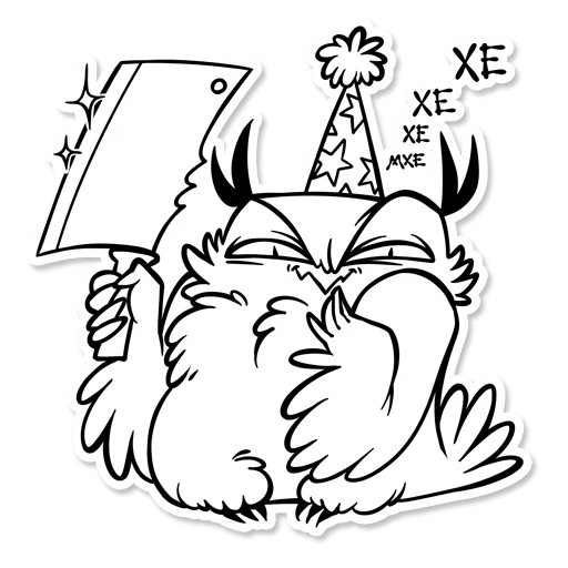 🔪 Стикер «Boggart Owl» для Telegram