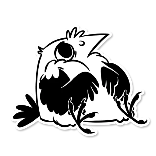 👶 Стикер «Boggart Owl» для Telegram