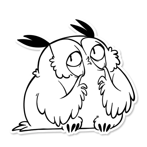 🙈 Стикер «Boggart Owl» для Telegram