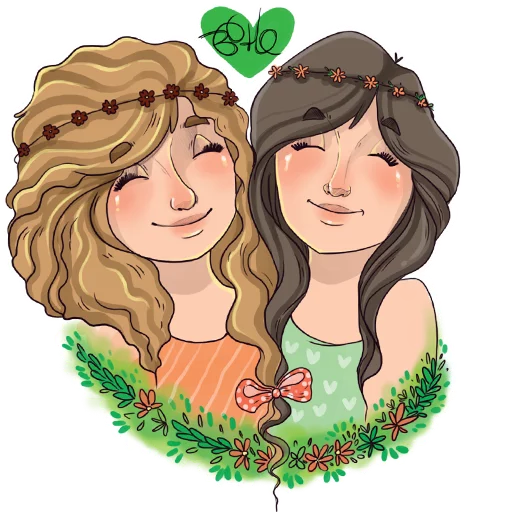 😊 Стикер «Boho» для Telegram