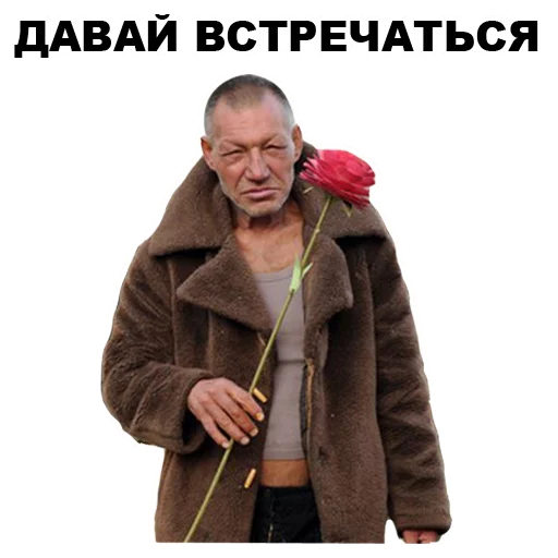🌹 Стикер «БОМЖИ» для Telegram