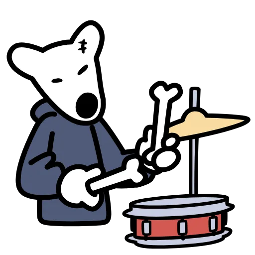 Стикерпак Bones для Telegram — скачать