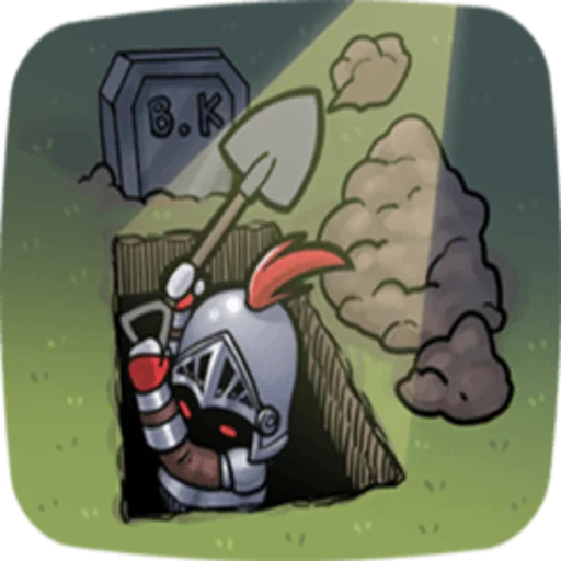 💀 Стикер «Knight» для Telegram