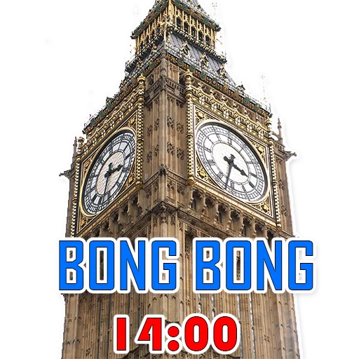 ⏰ Стикер «Big Ben Bong!» для Telegram