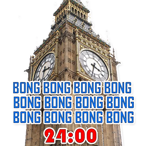 ⏰ Стикер «Big Ben Bong!» для Telegram