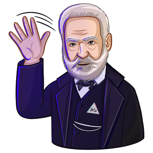 👋 Стикер «Писатели» для Telegram