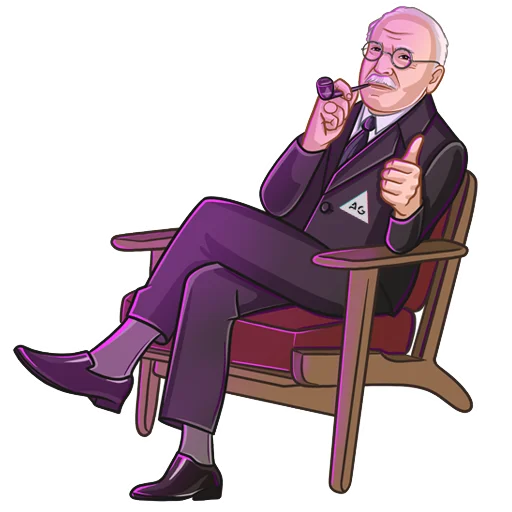 👍 Стикер «Писатели» для Telegram