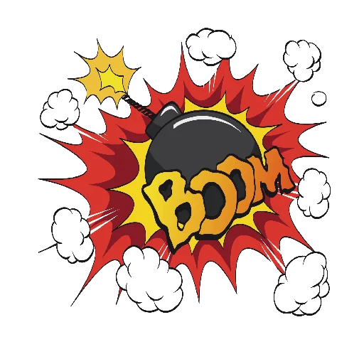 💥 Стикер «Bombs» для Telegram