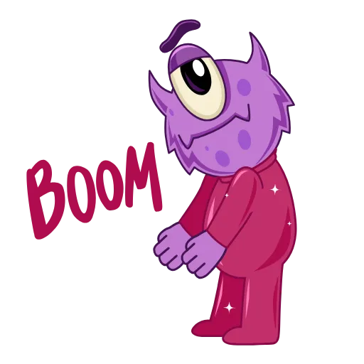 😏 Стикер «BOOM VIP» для Telegram